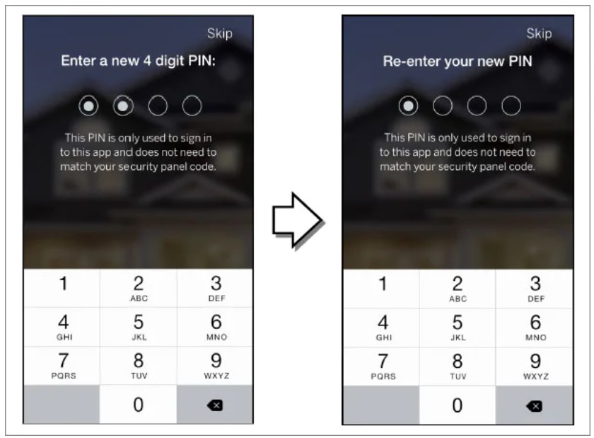 How do I reset my ADT Pulse app password?