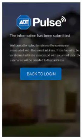 How do I reset my ADT Pulse app password?
