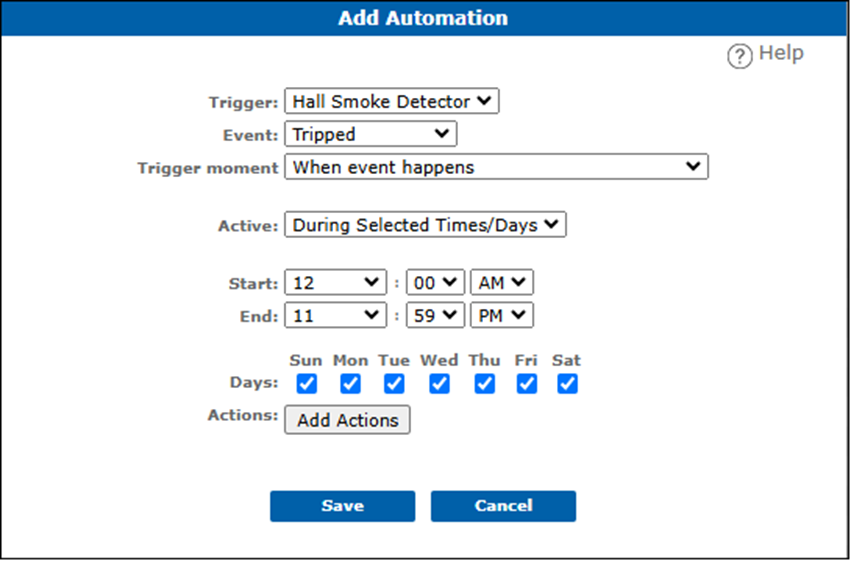 ADT Pulse Schedules and Automations