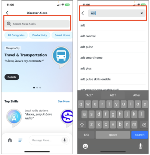 How to Connect ADT Command/Control to Alexa