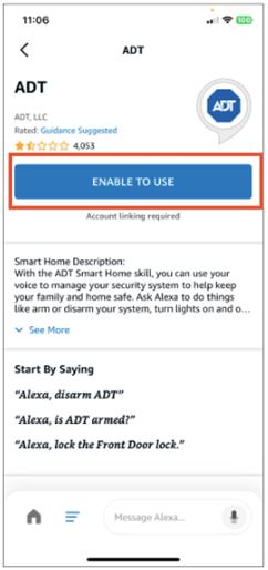 How to Connect ADT Command/Control to Alexa