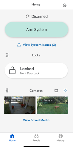 ADT Self Setup- Security System Status