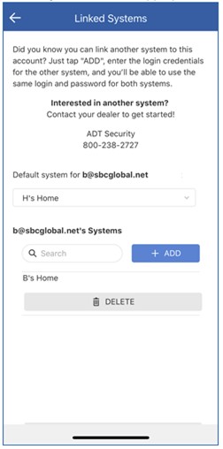 ADT Command- Linking Multiple Command Systems using the ADT Control app