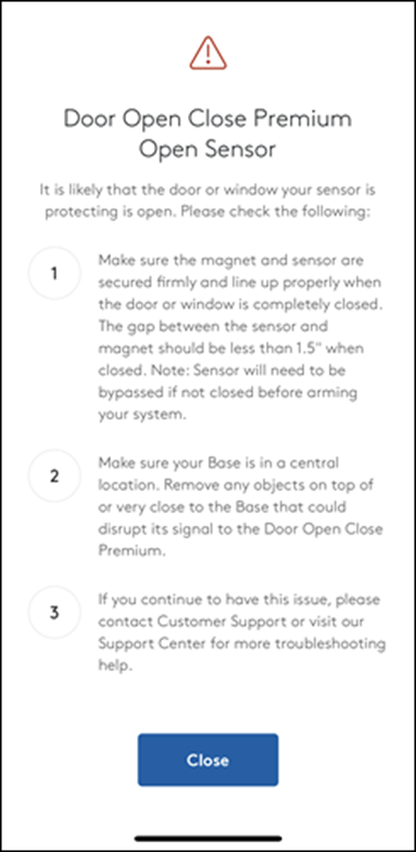 ADT+ Trouble Conditions and Solutions
