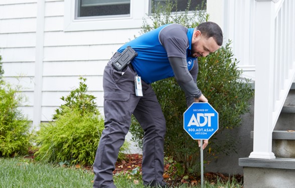 ADT Smart Home Security- Yard Sign and Window Decals