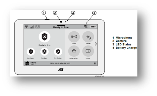 ADT Command WTS800 Touchscreen- Quick Guide