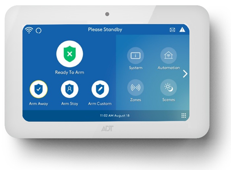 ADT Command WTS800 Touchscreen- Quick Guide