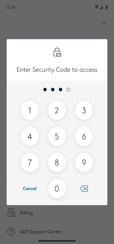 ADT Blu- Arming Your System