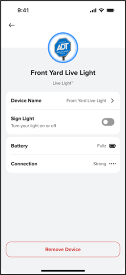 ADT Blu- ADT Live Light