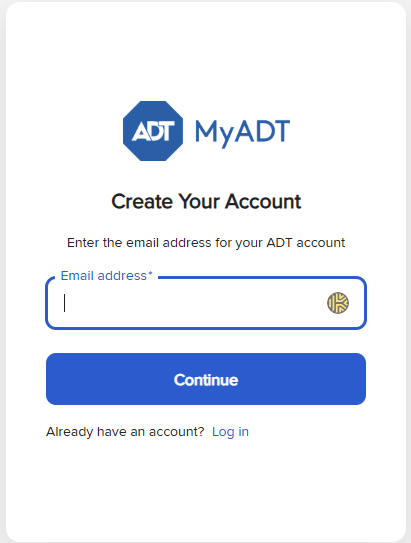 ADT Business- How to Register for a MyADT Account