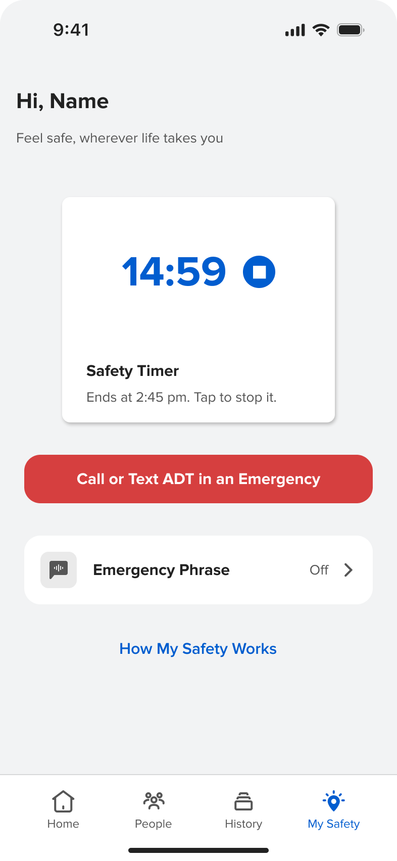 ADT+: MySafety: Protection that moves with you