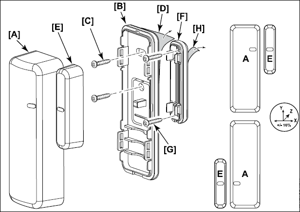 ADT Command – Door/Window Sensor SIXMINICT3A