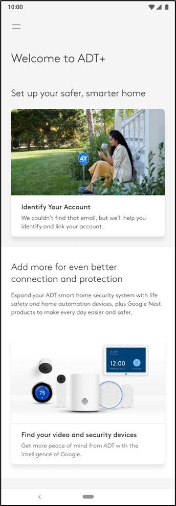 Verifying Your ADT+ Purchase Account