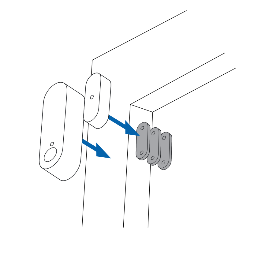 ADT Smart Home Security- Door/Window Sensor Spacers DWSHIM-SR