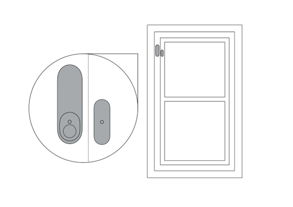 ADT Blu- Door/Window Sensor Covers DWCOVER-SR & DWPSCOVER-SR