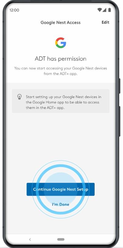 ADT Smart Home Security- Linking ADT and Google Accounts